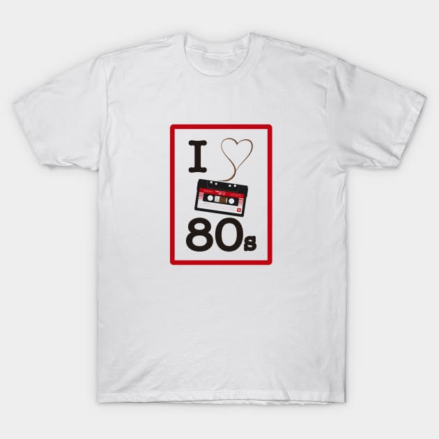 I luv 80s T-Shirt by ursulalopez